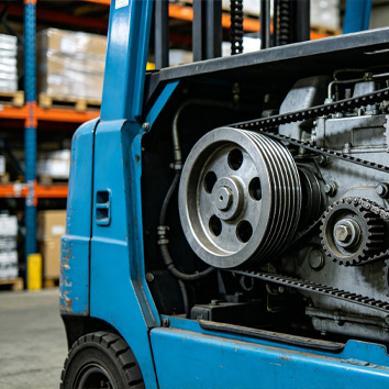 The Unique Value of Automotive Pulleys in the "Forklifts" Scenario