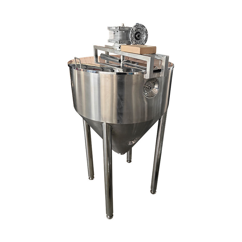 Conical-bottom, Flat-lid Mixing Tank