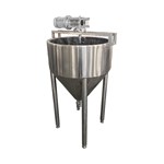 Conical-bottom, Flat-lid Mixing Tank