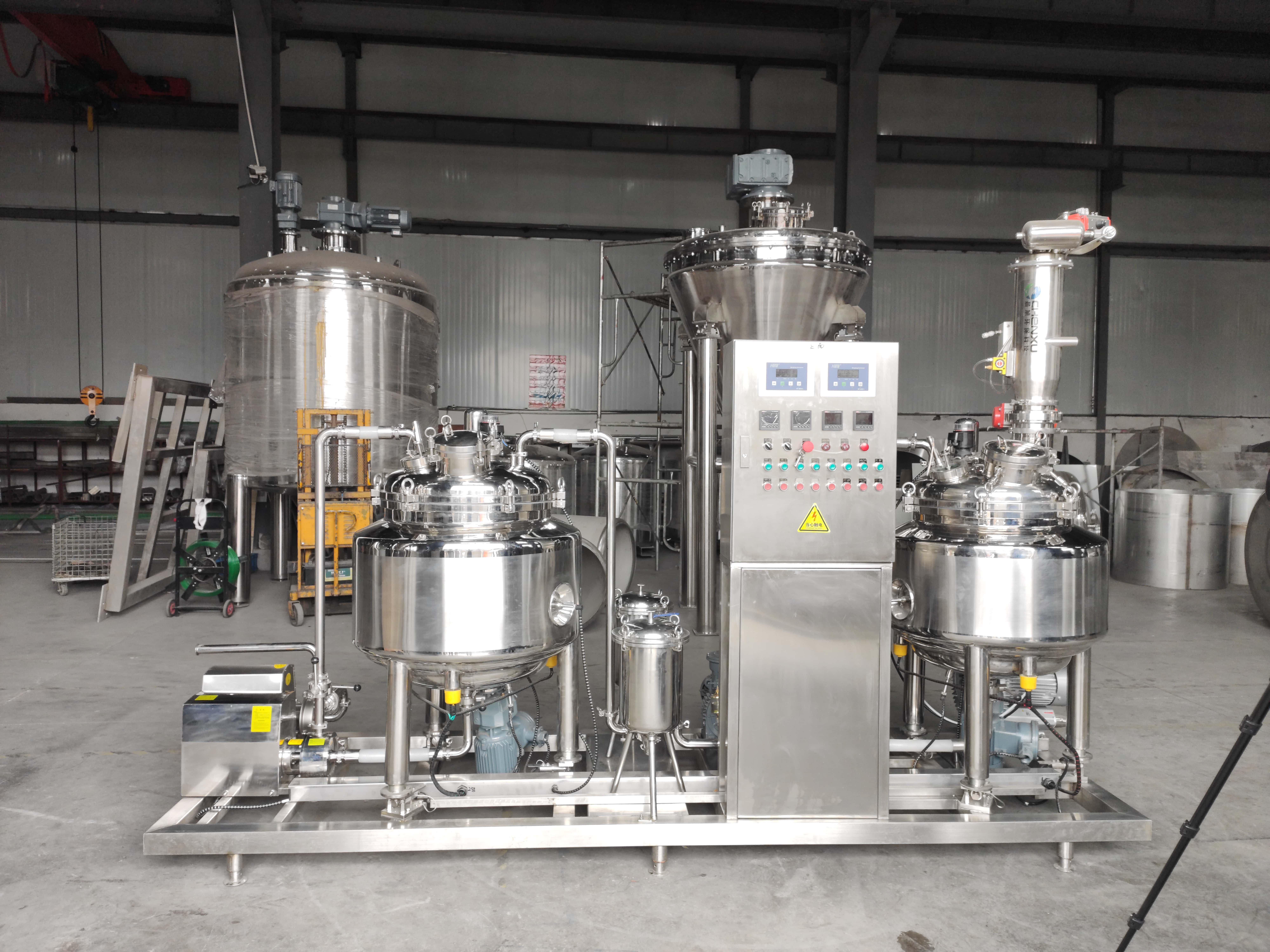 Dual Magnetic Mixing Tank System with Pumps and Bag Filtration