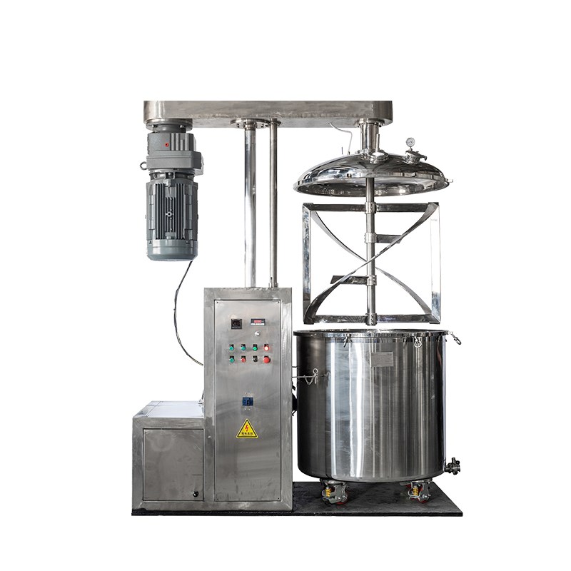 Electric-Lift Frame Mixing Tank with Built-In Vacuum Pump