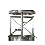 Electric-Lift Frame Mixing Tank with Built-In Vacuum Pump