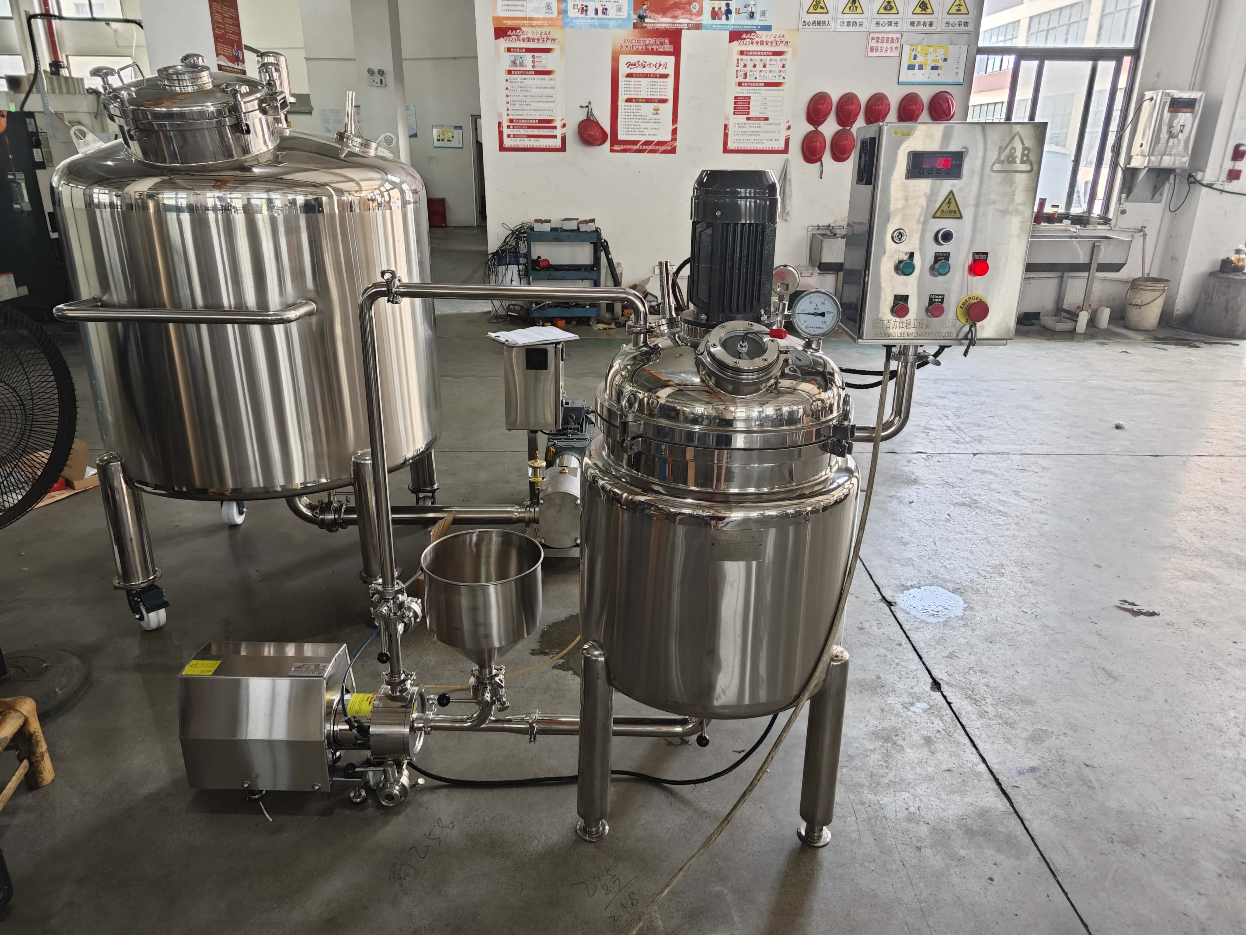 Emulsifying and Mixing Circulation System