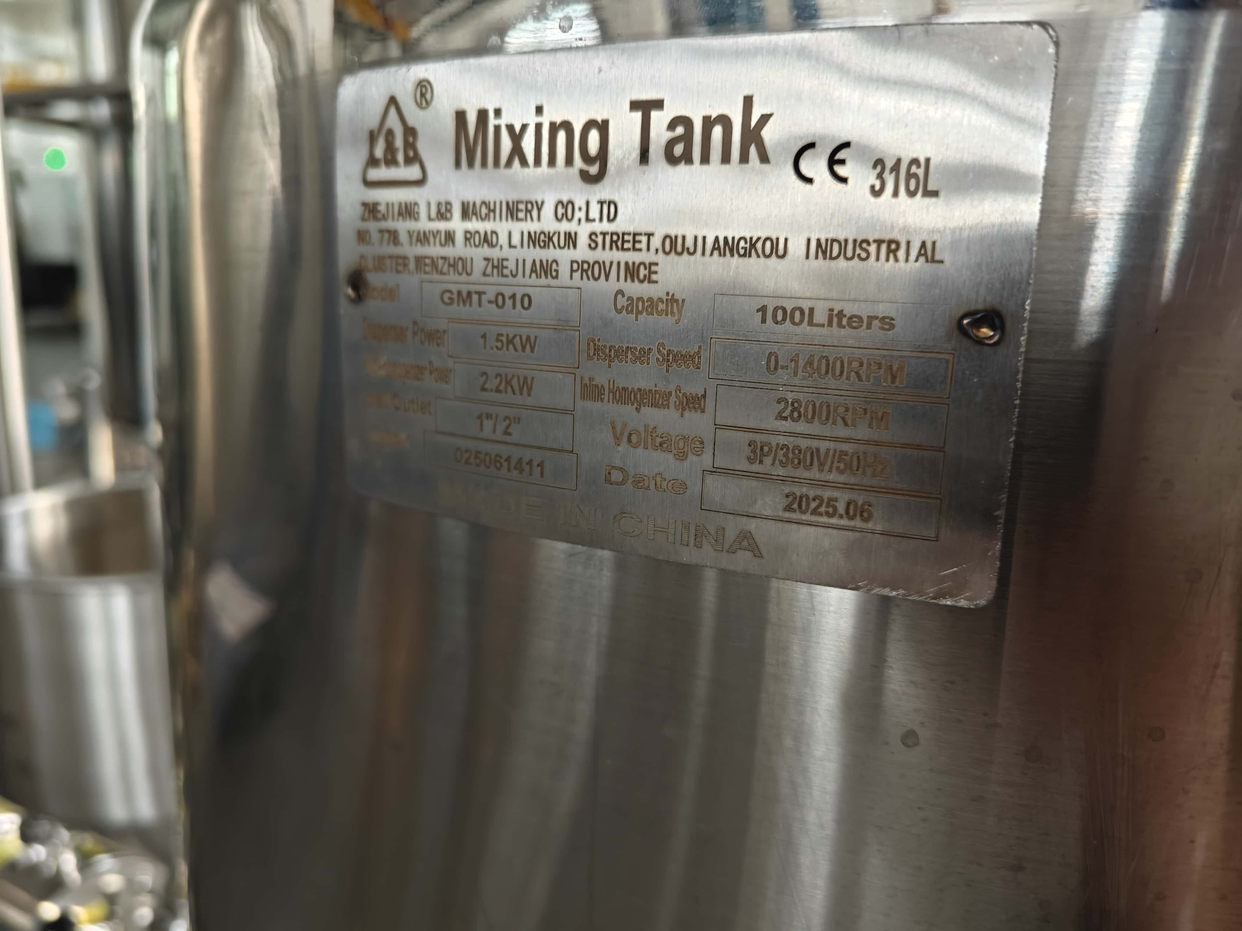Emulsifying and Mixing Circulation System