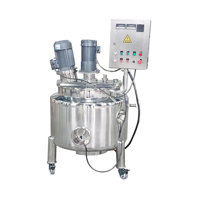Emulsifying Tank With Wall-scraping Agitator
