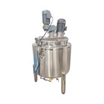 Emulsifying Tank With Wall-scraping Agitator