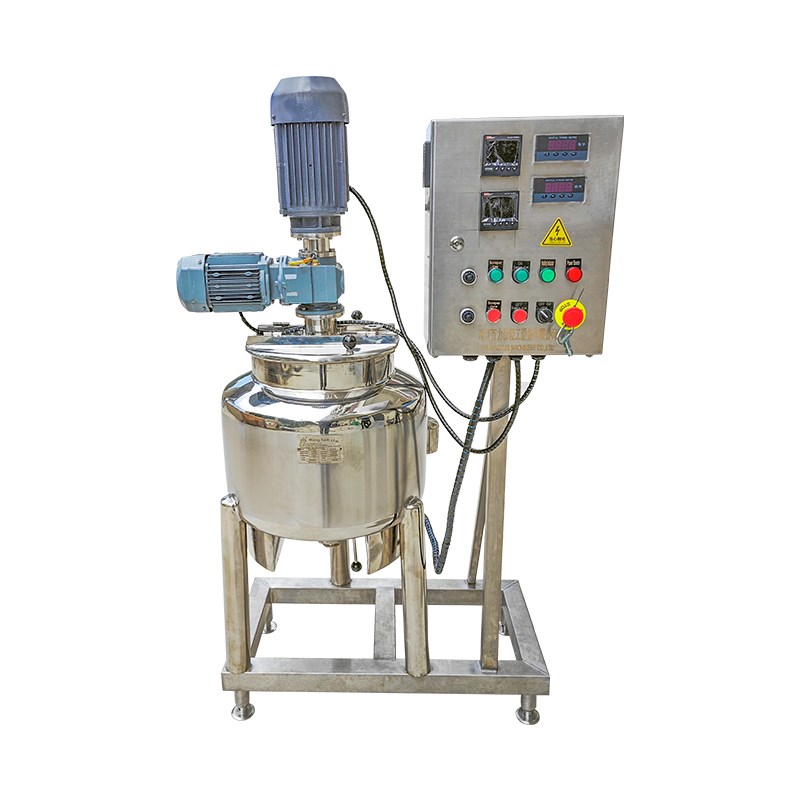 Geared Wall-Scraping Mixing Tank