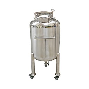 Large Mobile Stainless Steel Storage Tank