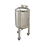 Large Mobile Stainless Steel Storage Tank