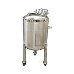 Large Mobile Stainless Steel Storage Tank