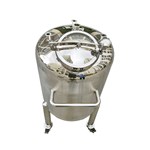 Large Mobile Stainless Steel Storage Tank