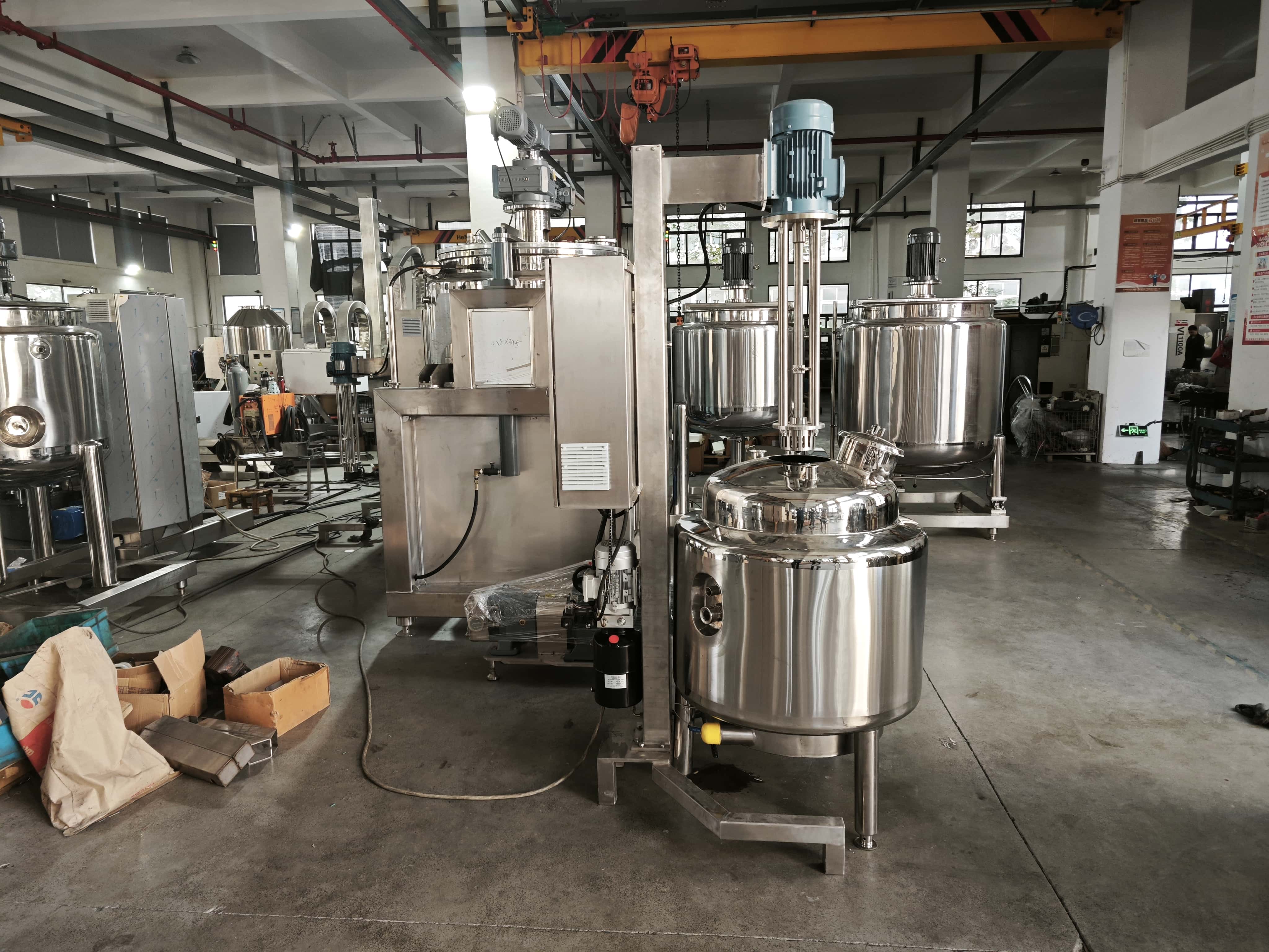 Lift-Type Emulsifier with Heated Tank