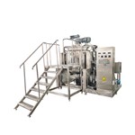 Lift-Type Tiltable Wall-Scraping System with Bottom Emulsifier