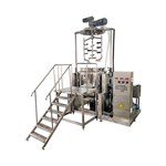 Lift-Type Tiltable Wall-Scraping System with Bottom Emulsifier