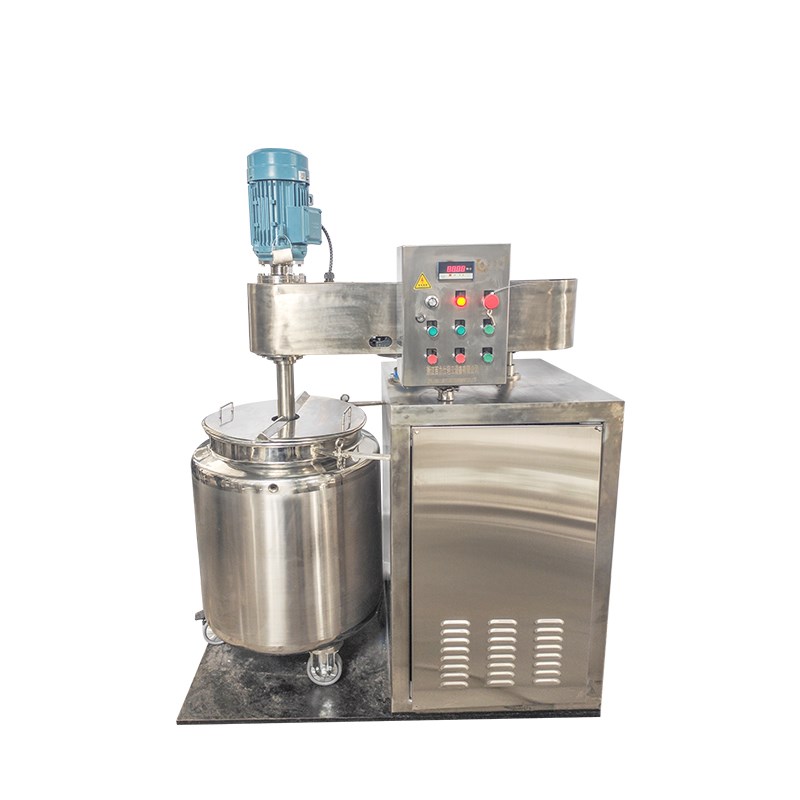 Lift-Type Wall-Scraping Geared Mixer with Separable Vessel