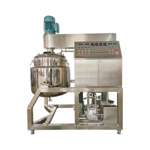 Lift-Type Wall-Scraping Mixing and Emulsifying Tank