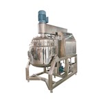 Lift-Type Wall-Scraping Mixing and Emulsifying Tank