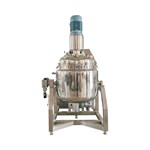 Lift-Type Wall-Scraping Mixing and Emulsifying Tank