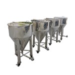 Mobile Conical Bottom Storage Tank