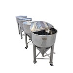 Mobile Conical Bottom Storage Tank