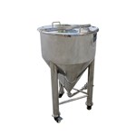 Mobile Conical Bottom Storage Tank