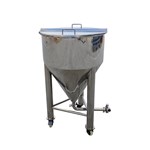 Mobile Conical Bottom Storage Tank