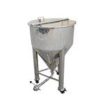 Mobile Conical Bottom Storage Tank