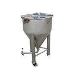 Mobile Conical Bottom Storage Tank