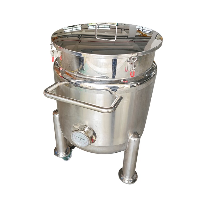 Mobile Round Stainless Steel Storage Tank