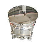 Mobile Round Stainless Steel Storage Tank