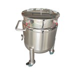 Mobile Round Stainless Steel Storage Tank