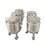 Mobile Round Stainless Steel Storage Tank