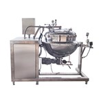 Open-Lid Vacuum Jacketed Kettle with Bottom Wall Scraper