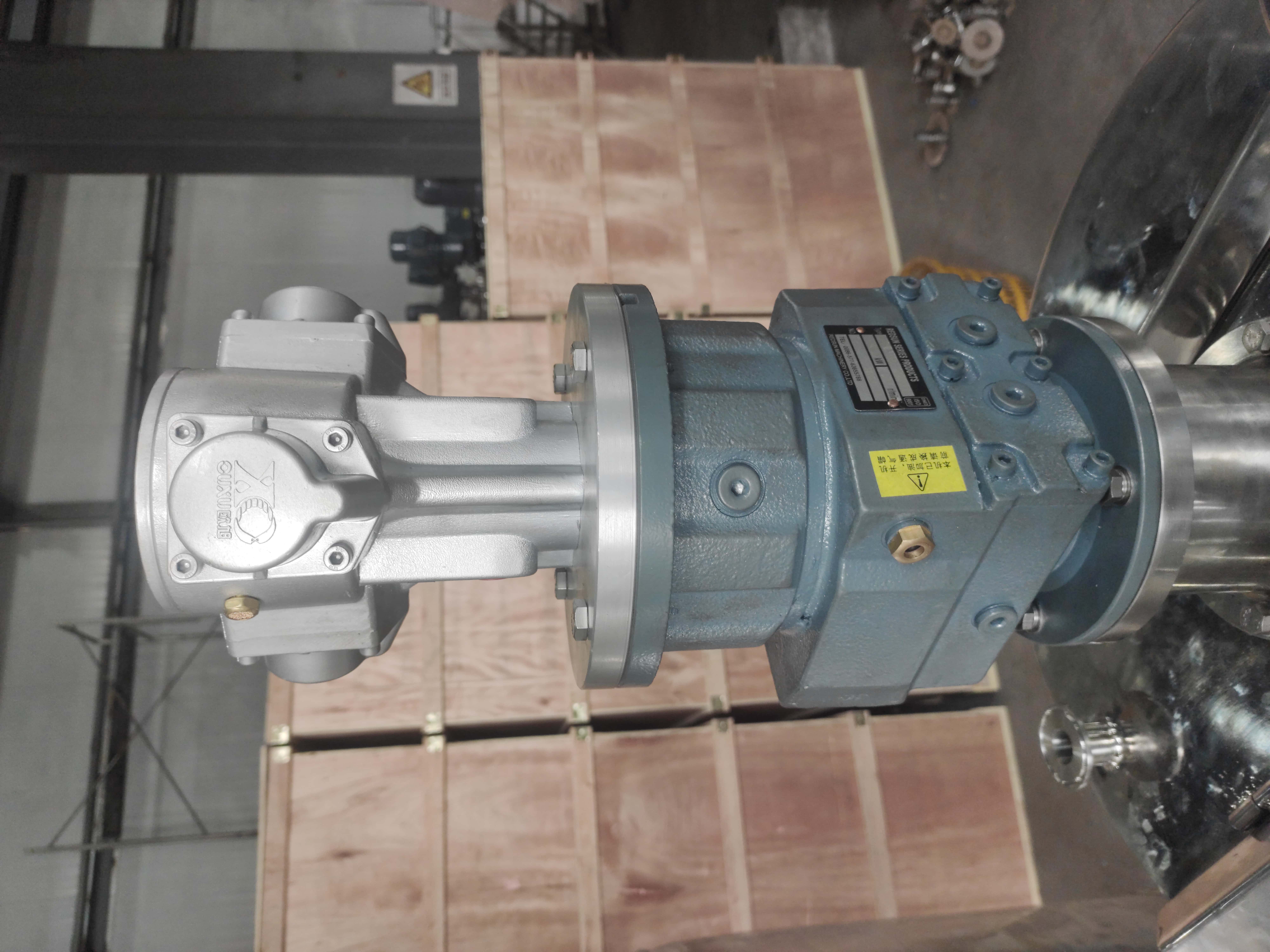Pneumatic-driven, Jacketed, Explosion-proof Electric Heating Unit With Temperature Gauge