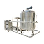 Radial Mixing System with Heat Exchanger and Screw Pump