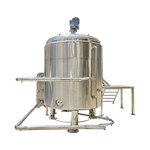 Radial Mixing System with Heat Exchanger and Screw Pump