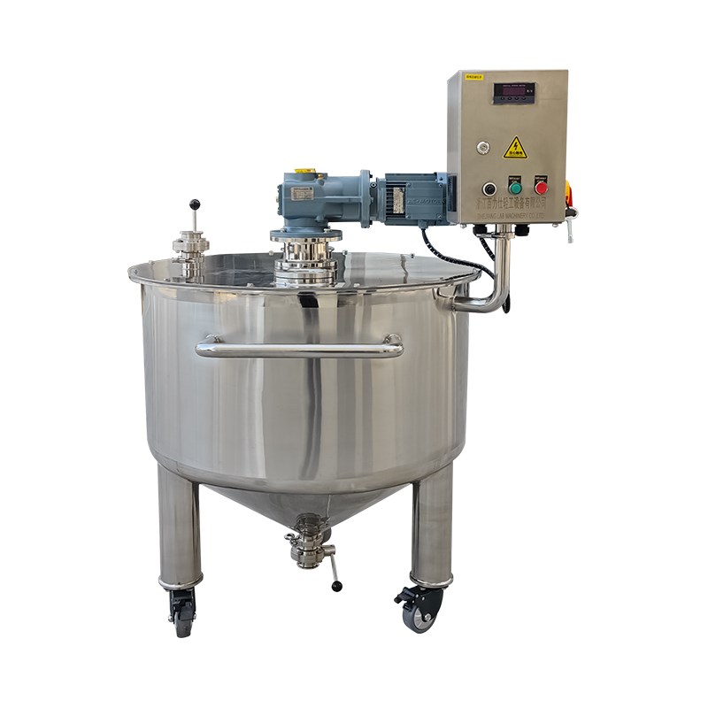 Single-layer Conical-bottom Semi-anchor Type Mixing Tank