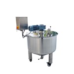 Single-layer Conical-bottom Semi-anchor Type Mixing Tank