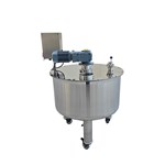 Single-layer Conical-bottom Semi-anchor Type Mixing Tank