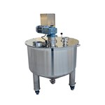 Single-layer Conical-bottom Semi-anchor Type Mixing Tank