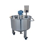 Single-layer Conical-bottom Semi-anchor Type Mixing Tank