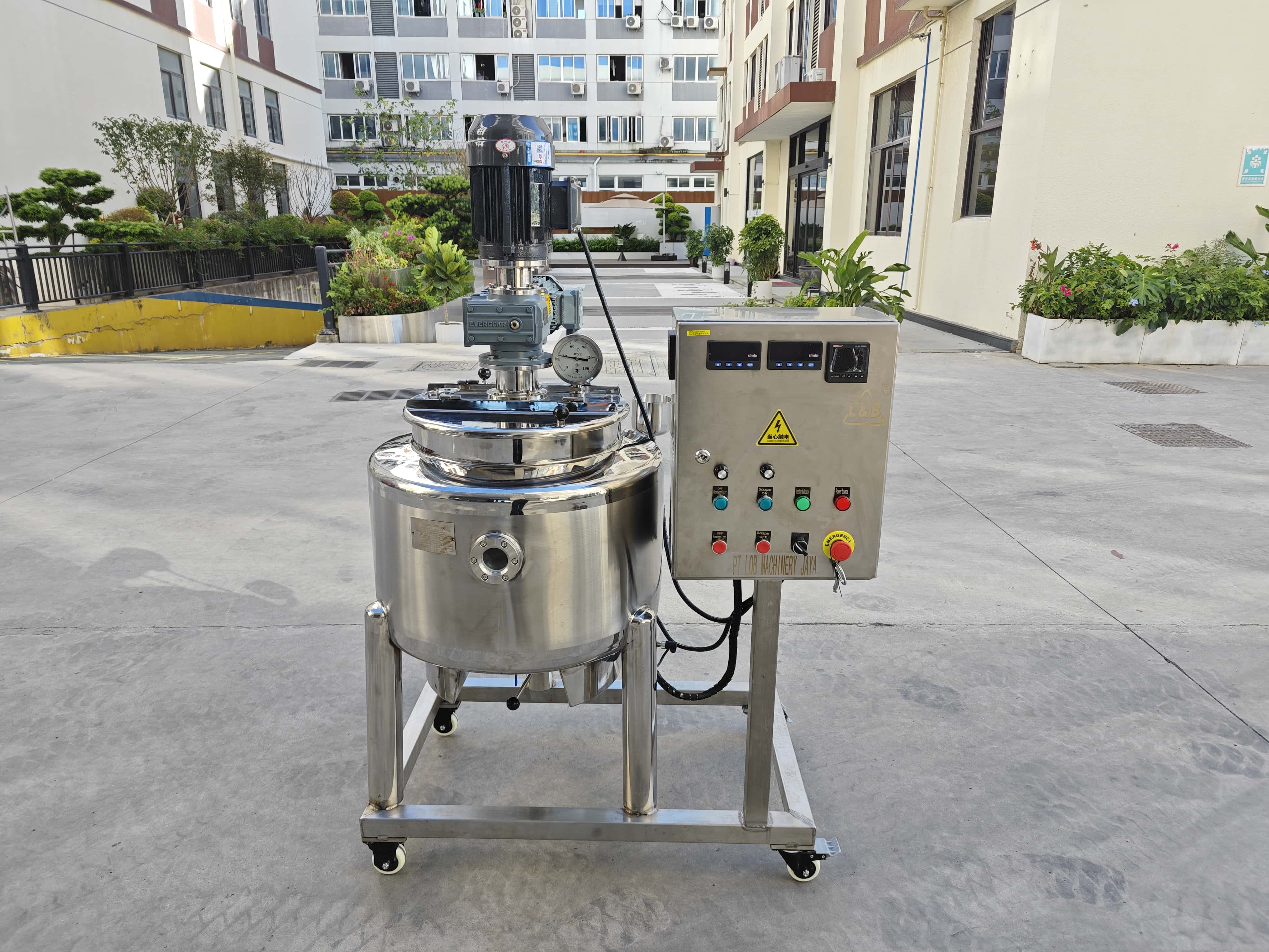 Skid-Mounted Emulsifying Tank with Control Cabinet