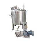 Skid-Mounted Storage Tank and Rotary-Lobe Pump Unit