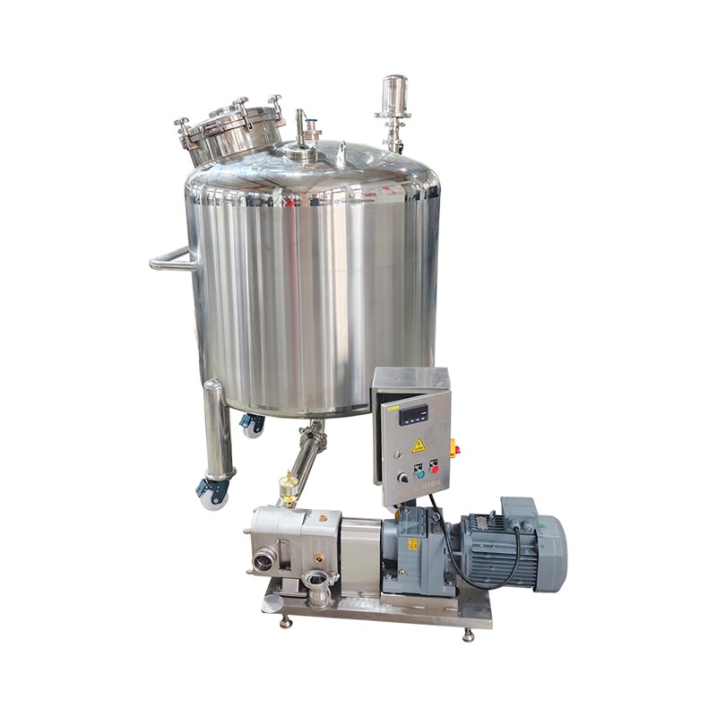 Skid-Mounted Storage Tank and Rotary-Lobe Pump Unit