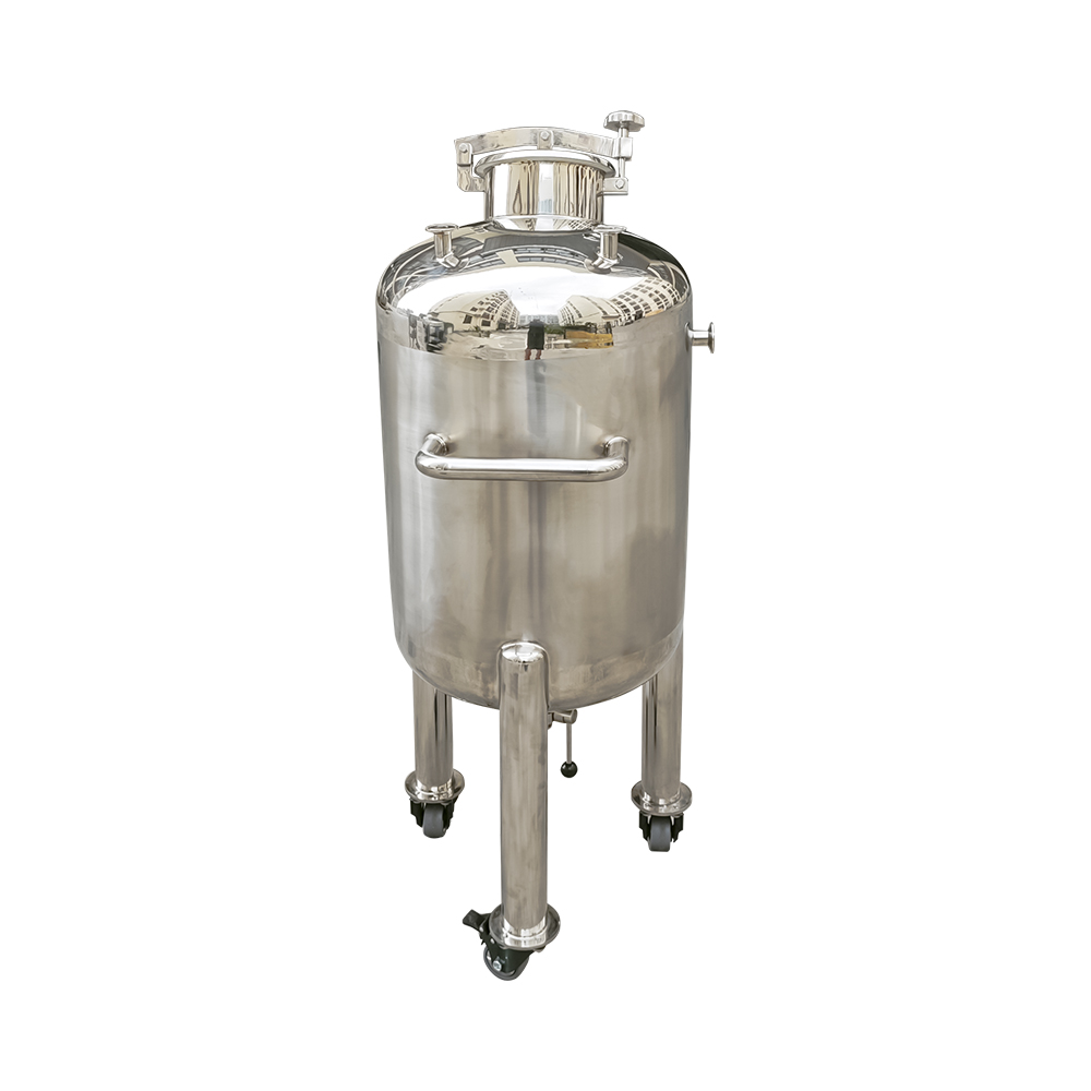 Small Mobile Stainless Steel Storage Tank