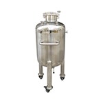 Small Mobile Stainless Steel Storage Tank