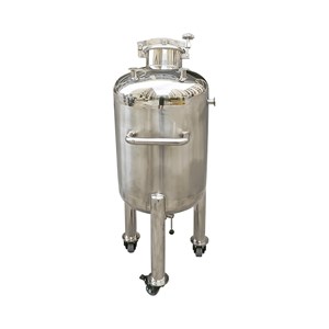 Small Mobile Stainless Steel Storage Tank