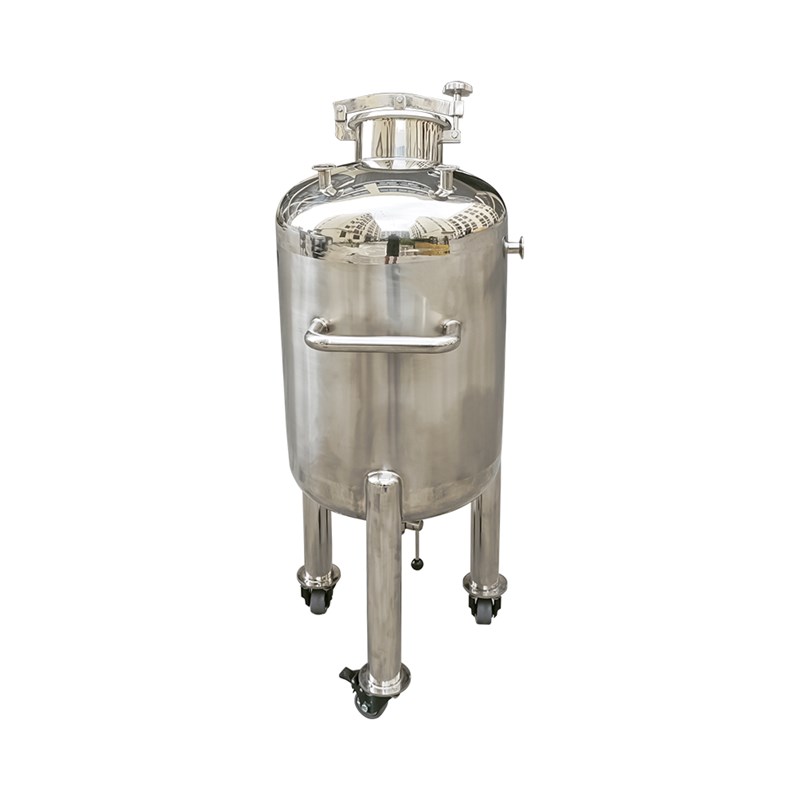 Small Mobile Stainless Steel Storage Tank