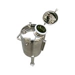 Small Mobile Stainless Steel Storage Tank