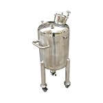 Small Mobile Stainless Steel Storage Tank